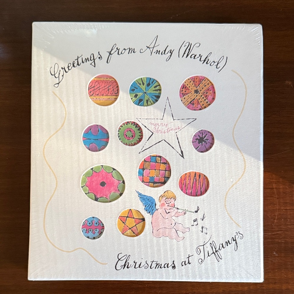 ABRAMS GREETINGS FROM ANDY (WARHOL) CHRISTMAS AT TIFFANY’S ISBN 0-8109-4962-8